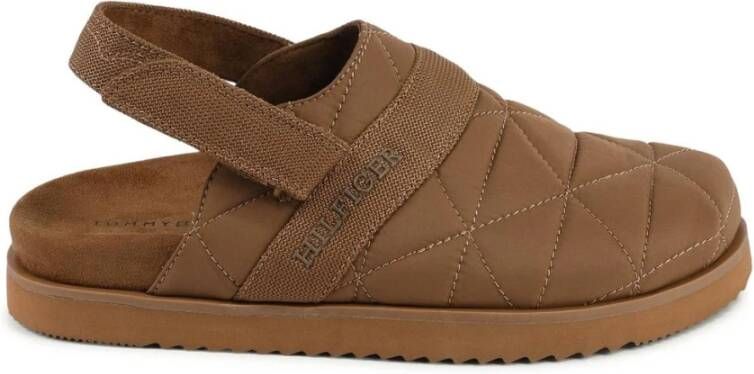 Tommy Hilfiger Polyester Slippers Bruin