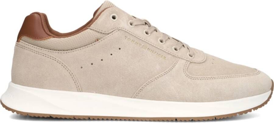 Tommy Hilfiger Sneakers PREMIUM SUEDE HYBRID vrijetijdsschoen halfhoge schoen veterschoen zachte schachtrand-polstering