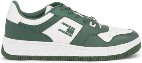 Tommy Hilfiger Retro Stijl Sneakers Green Heren