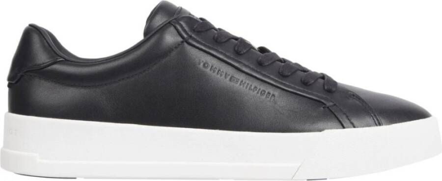 Tommy Hilfiger Premium Zwarte Vrijetijdssneakers Black Heren