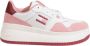 TOMMY JEANS Plateausneakers TJW RETRO BASKET FLATFORM MIX vrijetijdsschoen lage schoen veterschoen met logo-vlag - Thumbnail 1