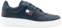 Tommy Hilfiger Retro Basket leren heren sneakers Blauw Echt leer Uitneembare zool - Thumbnail 2