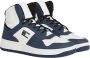 Tommy Hilfiger Retro Leren Basketball Mid-Top Sneakers - Thumbnail 1