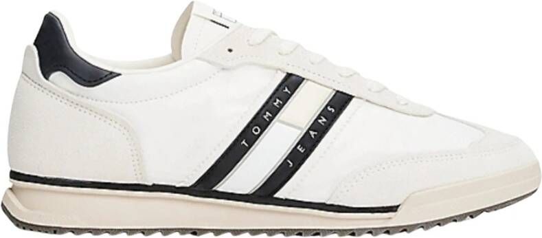 TOMMY JEANS Sneakers TJM RETRO RUNNER CLEATED vrijetijdsschoen lage schoen veterschoen met contrastafwerking