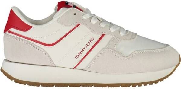 Tommy Hilfiger Rode Leren Dames Sneaker