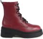 Tommy Jeans Lace Up Dames Schoenen Rood Maat: 39 Leer Foot Locker - Thumbnail 1