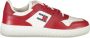 Tommy Hilfiger Rode Sportieve Veterschoenen met Contrastdetails en Logoprint Red Heren - Thumbnail 2