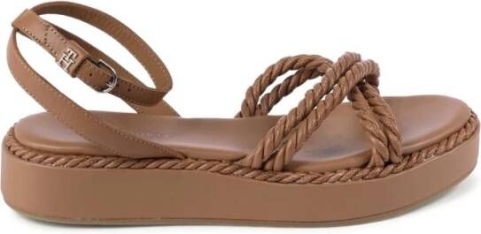 Tommy Hilfiger Rope Detail Plateau Sandalen