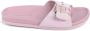 Tommy Hilfiger Roze Leren Gesp Sandalen - Thumbnail 1