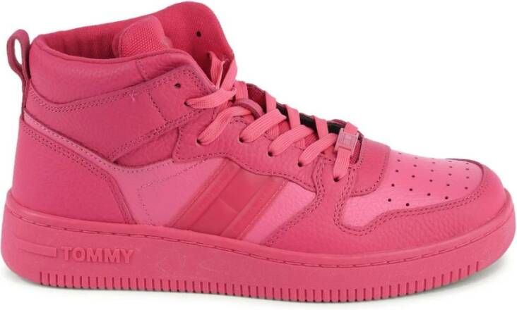Tommy Hilfiger Leren Sneakers met Gedetailleerd Design