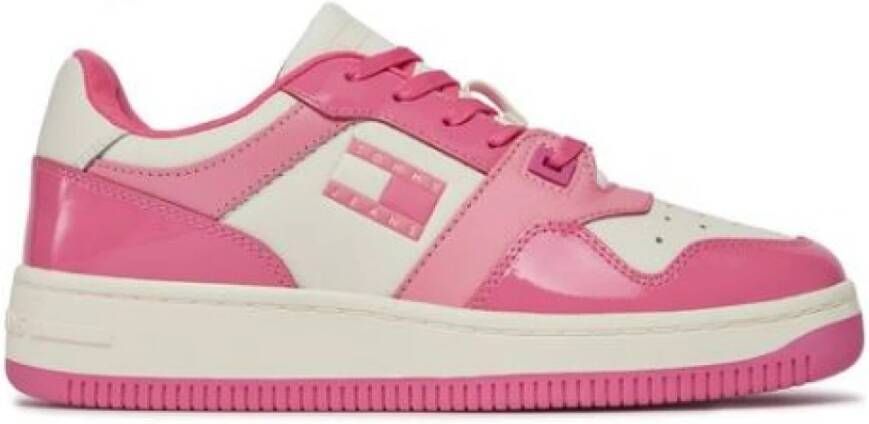Tommy Hilfiger Roze Sneakers voor Vrouwen Pink Dames
