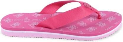 Tommy Hilfiger Teenslippers TH ELEVATED FLIP FLOP met binnenzool met logoprint