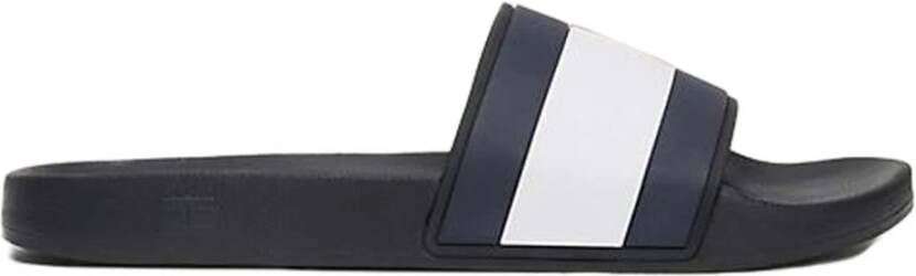 Tommy Hilfiger Badslippers RUBBER TH FLAG POOL SLIDE zomerschoen badschoen slipper voor bad en strand - Foto 7