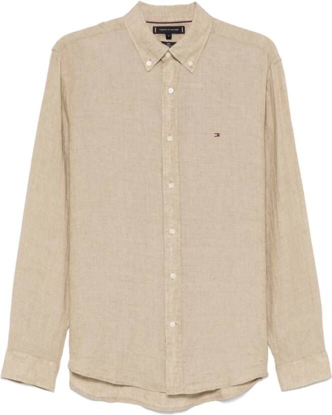 Tommy Hilfiger Sandalwood Pig t Dyed Shirt