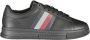 Tommy Hilfiger Zwarte Polyester Sneaker met Contrastdetails - Thumbnail 2