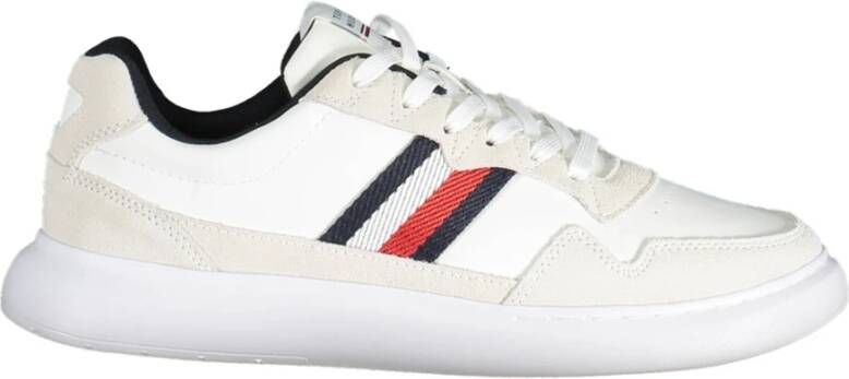 Tommy Hilfiger Sneakers met sleehak LIGHT CUPSOLE LTH MIX STRIPES vrijetijdsschoen lage schoen veterschoen met zijstrepen - Foto 4