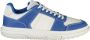 Tommy Hilfiger Witte polyester sneakers met veters contrastdetails logo Blue Heren - Thumbnail 2