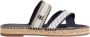 TOMMY HILFIGER Slippers Dames Golden Webbing 1 Maat: 36 Materiaal: Textiel Kleur: Blauw - Thumbnail 2