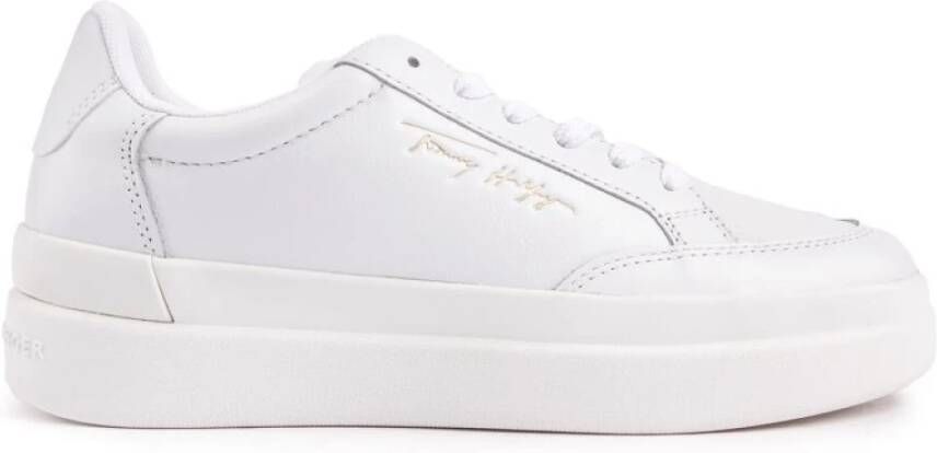 Tommy Hilfiger Sneakers met label in reliëf model 'SIGNATURE LEATHER' - Foto 6