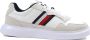 Tommy Hilfiger Sneakers TH CUPSET RWB LTH met zijstrepen vrijetijdsschoen lage schoen veterschoen - Thumbnail 9