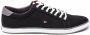 Tommy Hilfiger Canvas Lace Up Sneakers Zwart Man - Thumbnail 2