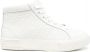 Tommy Hilfiger Beige Leren High Top Sneakers Beige Dames - Thumbnail 2