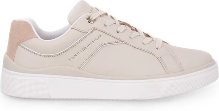 Tommy Hilfiger Stijlvolle Court Sneakers Beige Dames - Foto 4