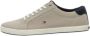 Tommy Hilfiger Iconic Long Lace Sneakers Heren Stone - Thumbnail 6