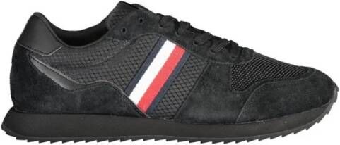 Tommy Hilfiger Stijlvolle Runner Evo Mix Sneakers Black Heren