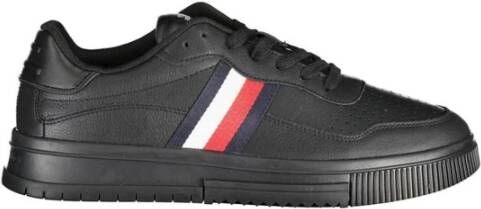 Tommy Hilfiger Gestreepte sportschoenen Black Heren