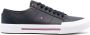 Tommy Hilfiger Blauwe Leren Sneakers voor Mannen Blue Heren - Thumbnail 2