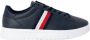 Tommy Hilfiger Blauwe Sneakers met Contrasterende Details Blauw Heren - Thumbnail 2