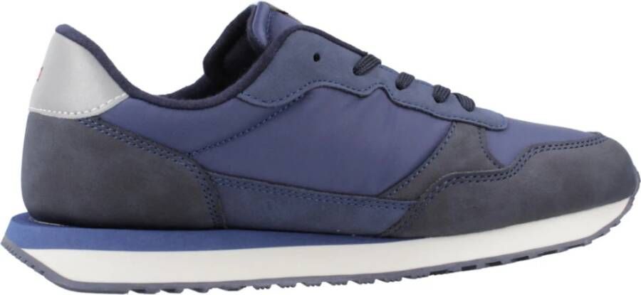 Tommy Hilfiger sneakers donkerblauw Jongens Imitatieleer Logo 36 - Foto 2