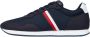 Tommy Hilfiger Sneakers in effen design met contraststrepen - Thumbnail 1