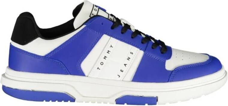 Tommy Jeans Blauwe Leren Sneakers Model: Sneakers Blue Heren