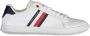 Tommy Hilfiger Sneakers ESSENTIAL LEATHER CUPSOLE met typische strepen vrijetijdsschoen lage schoen veterschoen - Thumbnail 2