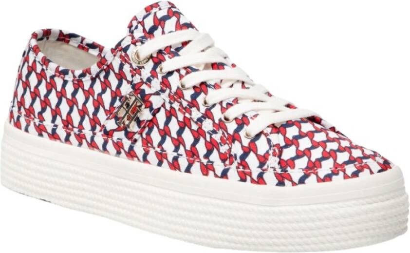 Tommy Hilfiger Sneakers in rood voor Dames TH Coporate Vulc Sneaker