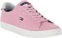 Tommy Hilfiger TOV Suede Low Pink Dames - Thumbnail 1