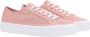 Tommy Hilfiger Gevulkaniseerde Platform Sneakers Pink Dames - Thumbnail 1