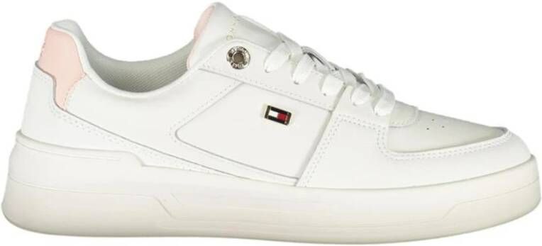 Tommy Hilfiger Beige Basket Sneaker Dames Schoenen Beige Dames