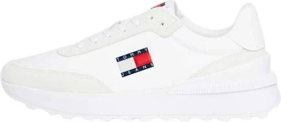 TOMMY JEANS Sneakers met sleehak TJW TECH RUNNER ESS vrijetijdsschoen veterschoen lage schoen met contrastaccenten - Foto 3