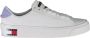 Tommy Hilfiger Sportieve Veterschoenen met Logodetail White Dames - Thumbnail 1