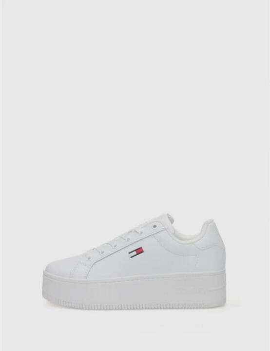 Tommy Hilfiger Witte Essential Platform Sneakers voor Dames White Dames - Foto 5