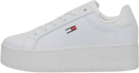 Tommy Hilfiger Witte Essential Platform Sneakers voor Dames White Dames - Foto 10