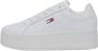 Tommy Hilfiger Witte Essential Platform Sneakers voor Dames White Dames - Thumbnail 3