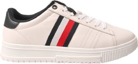 Tommy Hilfiger Plateausneakers SUPERCUP LTH SEASONAL vrijetijdsschoen halfschoen veterschoen met zijstrepen - Foto 9