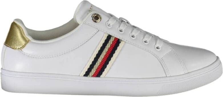 Tommy Hilfiger Witte Polyester Sneaker met Contrasterende Details - Foto 2