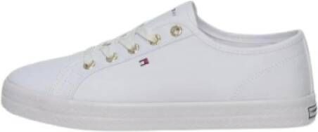 Tommy Hilfiger Sneakers ESSENTIAL NAUTICAL SNEAKER vrijetijdsschoen halfhoge schoen veterschoen met goudkleurige oogjes - Foto 2