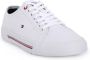 Tommy Hilfiger Witte Lage Sneakers Core Corporate Vulc - Thumbnail 2