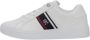 Tommy Hilfiger Witte Leren Sneakers Stijlvol Comfortabel - Thumbnail 6